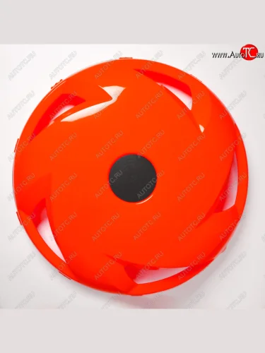 Колпак колеса R-22.5 переднего пластик (красный) (вентилятор) ТТ ТЕХНО-ТРЕЙД мк-пл-в18
