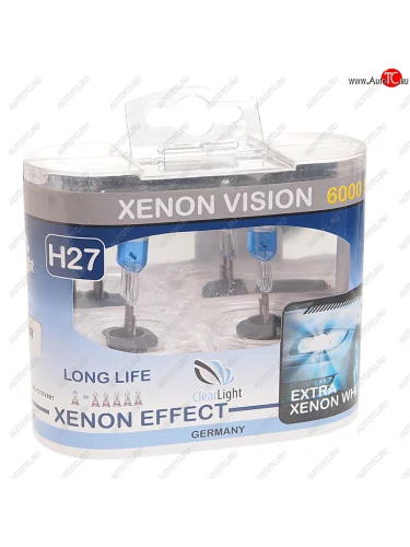 Лампа 12V H27 27W бокс (2шт.) Xenon Vision CLEARLIGHT CLEARLIGHT mlh27xv