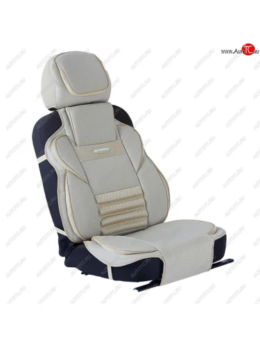 Накидка на сиденье ортопедическая экокожа (6 упоров, 3 предм.) бежевая MultiComfort AUTOPROFI AUTOPROFI mlt-320g be