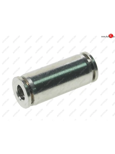 Соединитель трубки ПВХ,полиамид d=5мм прямой металлический NO NAME mpuc05