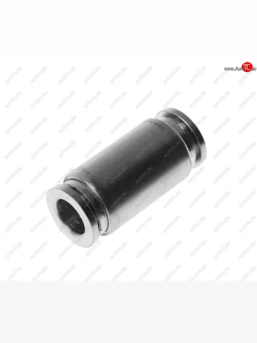 Соединитель трубки ПВХ,полиамид d=9мм прямой металлический NO NAME mpuc09