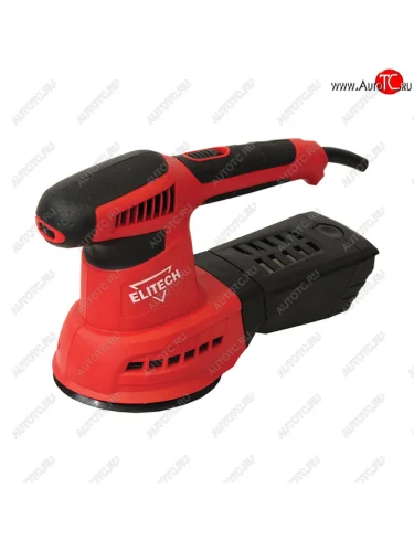 Машина шлифовальная эксцентриковая 400Вт 125мм 6000-13000обмин. (пылесборник) ELITECH ELITECH мшэ 0412э