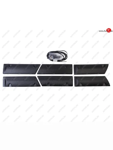 Молдинг УАЗ 469,Hunter двери комплект (6шт.) (шагрень) комплект с крепежом РА РУССКАЯ АРТЕЛЬ muh-003502 РУССКАЯ АРТЕЛЬ muh-003502