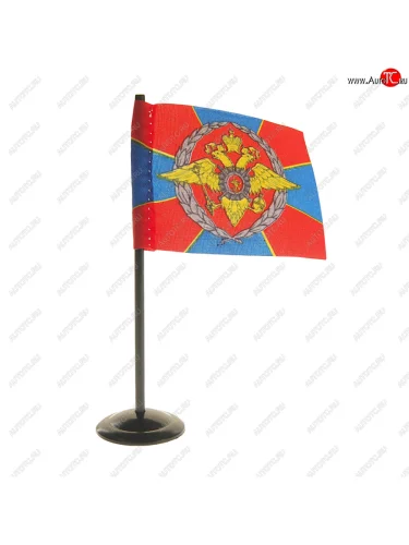 Флажок с подставкой 4х7см МВД NO NAME мвд1