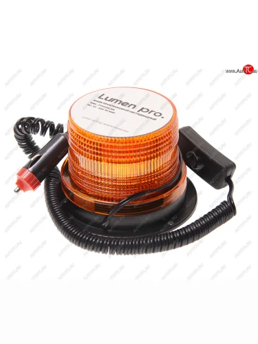 Маяк импульсный 1224V (30 светодиодов) (2 режима) на магните желтый LUMEN LUMEN mwl-ttx526lsb