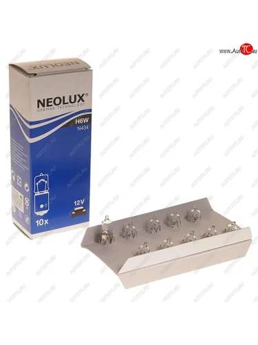 Лампа 12V H6W BAX9s 125лм Standard NEOLUX NEOLUX n434