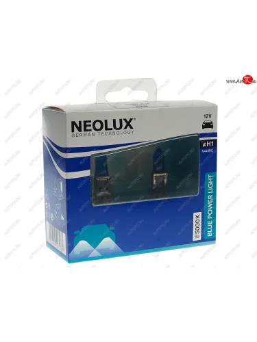 Лампа 12V H1 80W P14.5s 5000К 1550лм бокс (2шт.) Blue Power Light NEOLUX NEOLUX n448hc-2scb NEOLUX n448hc-2scb