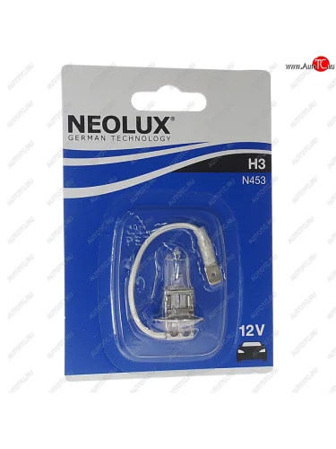Лампа 12V H3 55W PK22s 3200K 1450лм блистер (1шт.) Standard NEOLUX NEOLUX n453-01b