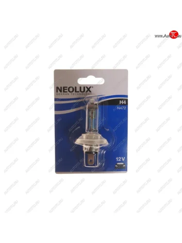 Лампа 12V H4 6055W P43t 16501000лм блистер (1шт.) Standard NEOLUX NEOLUX n472-01b