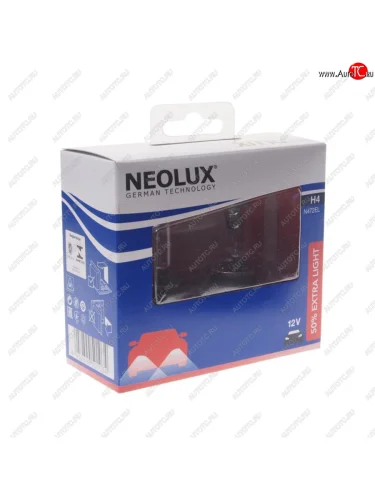 Лампа 12V H4 6055W P43t +50% 16501000лм бокс (2шт.) Extra Light NEOLUX NEOLUX n472el-2scb