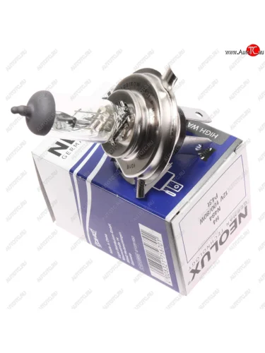 Лампа 12V H4 10080W P43t 3200K 29001500лм Power Light NEOLUX NEOLUX n484