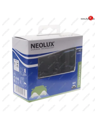 Лампа 12V H7 55W PX26d 1500лм бокс (2шт.) Extra Lifetime NEOLUX NEOLUX n499ll-2scb