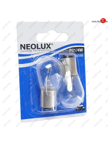 Лампа 12V P214W BAZ15d 44015лм блистер (2шт.) Standard NEOLUX NEOLUX n566-02b