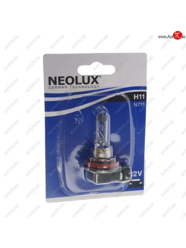 Лампа 12V H11 55W PGJ19-2 3200K 1350лм блистер (1шт.) Standard NEOLUX NEOLUX n711-01b
