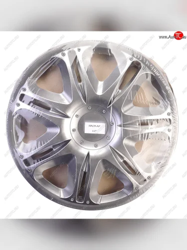 Колпак колеса R-15 серый НАСКАР комплект 4шт. NO NAME наскар r-15