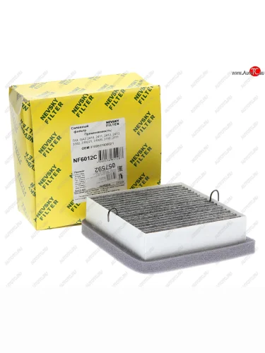 Фильтр воздушный салона ГАЗ-2410 угольный НЕВСКИЙ ФИЛЬТР НЕВСКИЙ ФИЛЬТР nf6012c