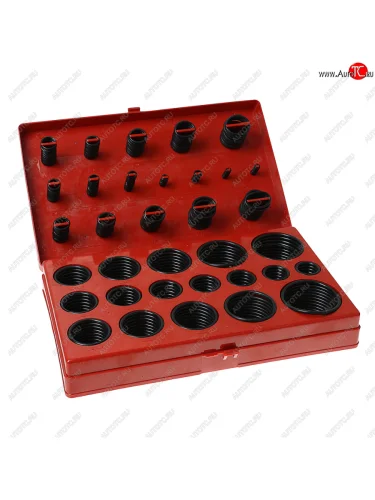 Кольцо уплотнительное набор 32 размера 407шт. (кейс) NO NAME нку 32407 (к)