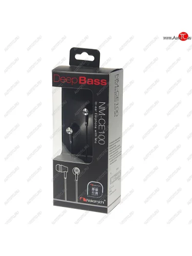 Наушники внутриканальные черные NAKAMICHI NAKAMICHI nm-ce100(bk)