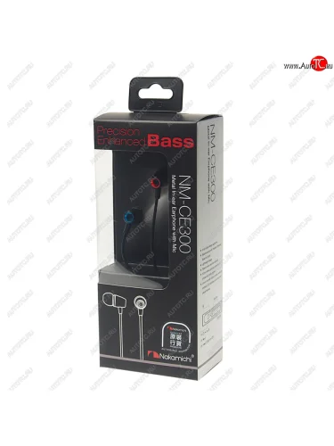 Наушники внутриканальные черные NAKAMICHI NAKAMICHI nm-ce300(bk)