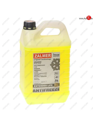 Антифриз желтый -40C ZR4000 NR OAT 5кг ZALMER ZALMER nr40y005