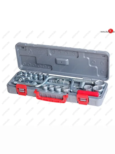 Набор головок торцевых шоферского инструмента №3А 19 предметов в кейсе НИЗ НОВОСИБИРСКИЙ ИЗ нши-3а