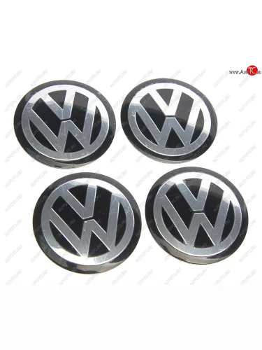 Эмблема диска колесного VOLKSWAGEN чер. (6см) металл комплект 4шт. MASHINOKOM MASHINOKOM nzd6 039