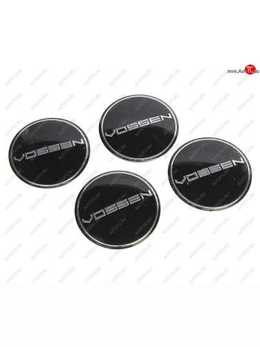 Эмблема диска колесного ВОССЕН чер. (6см) металл комплект 4шт. MASHINOKOM MASHINOKOM nzd6 062