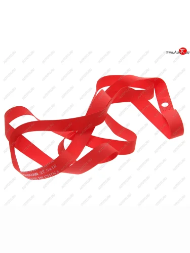 Лента колеса ободная велосипедная 27.5х18мм красная NO NAME obod2720r