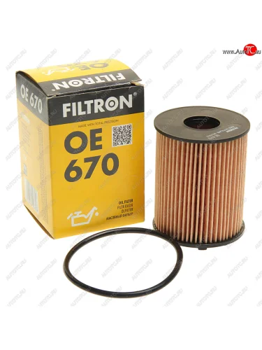 Фильтр масляный OPEL Astra H,Agila,Meriva,Corsa (03-) (D1.3 CDTI) FILTRON FILTRON oe670