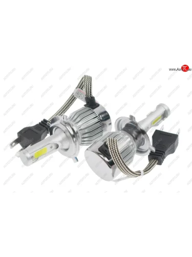 Лампа светодиодная 12V H4 P43t-38 2400LM 2шт. Standart OMEGALIGHT OMEGALIGHT olledh4st-2