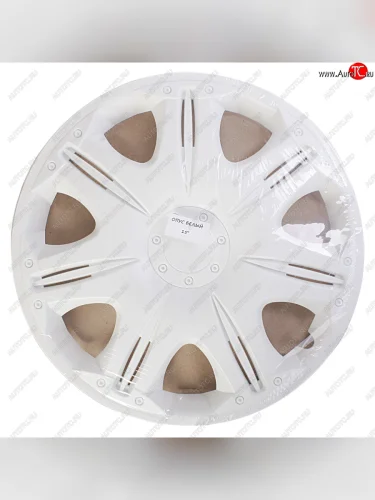 Колпак колеса R-15 белый ОПУС комплект 4шт. NO NAME опус бл r-15