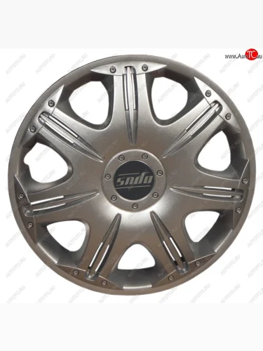 Колпак колеса R-14 серый ОПУС комплект 4шт. NO NAME опус r-14