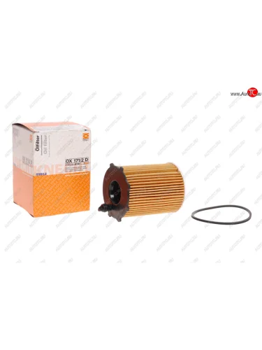 Фильтр масляный CITROEN Berlingo (05-),C3 (02-),C4 (04-),C5 (04-) MAHLE MAHLE ox1712d