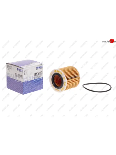 Фильтр масляный VW Polo (01-) (1.2) SKODA Fabia (01-) (1.2) MAHLE MAHLE ox360d