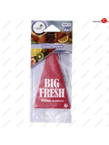 Ароматизатор подвесной пластина (тутти-фрутти) Big Fresh FKVJP FKVJP pabf-115 FKVJP pabf-115