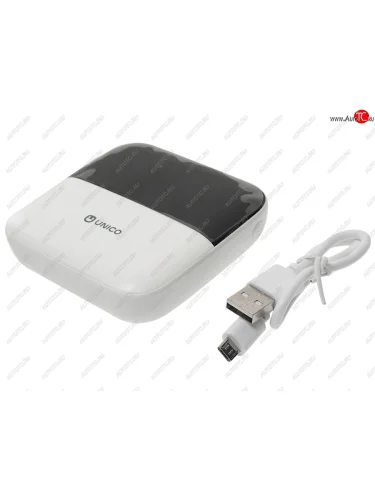 Аккумулятор внешний 10000мАч для зарядки мобильных устройств UNICO UNICO pb10000unc