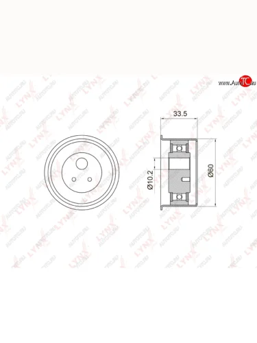 Ролик ГРМ MITSUBISHI Lancer (03-) натяжителя LYNX LYNX pb1036