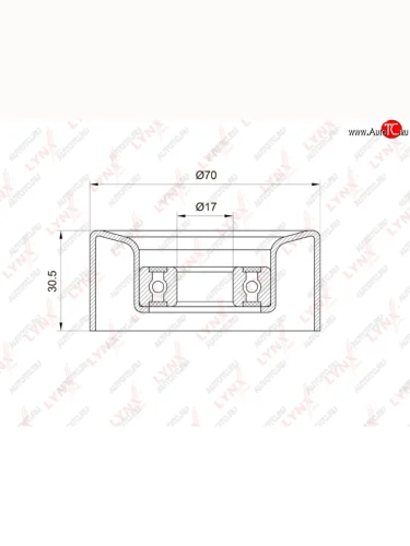 Ролик приводного ремня HONDA Civic (05-12) натяжителя LYNX LYNX pb5003