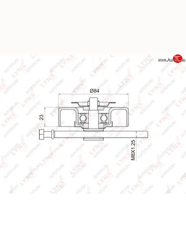 Ролик приводного ремня NISSAN Pathfinder (97-04) натяжителя LYNX LYNX pb5017