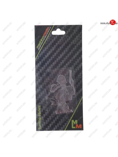 Наклейка металлическая Lara Croft 55х40мм MASHINOKOM MASHINOKOM pkta 045