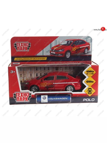 Модель автомобиля VW Polo металлическая ТЕХНОПАРК ТЕХНОПАРК polo-s