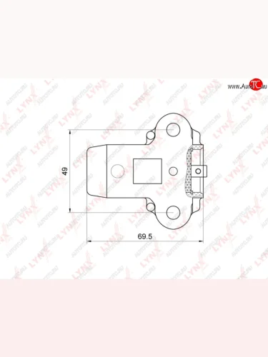 Натяжитель ремня ГРМ HYUNDAI Santa Fe (05-),Grandeur (06-) (2.7) KIA Magentis (2.7) LYNX LYNX pt1029