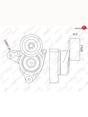 Натяжитель приводного ремня HONDA Accord (02-06) LYNX LYNX pt3014