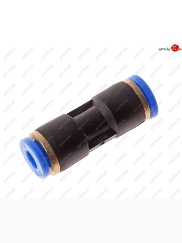 Соединитель трубки ПВХ,полиамид d=5мм прямой пластик NO NAME puc05