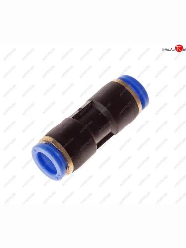 Соединитель трубки ПВХ,полиамид d=8мм прямой пластик NO NAME puc08