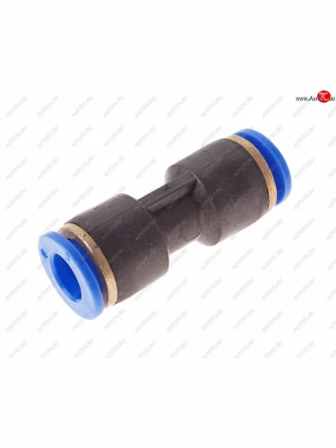 Соединитель трубки ПВХ,полиамид d=9мм прямой пластик NO NAME puc09