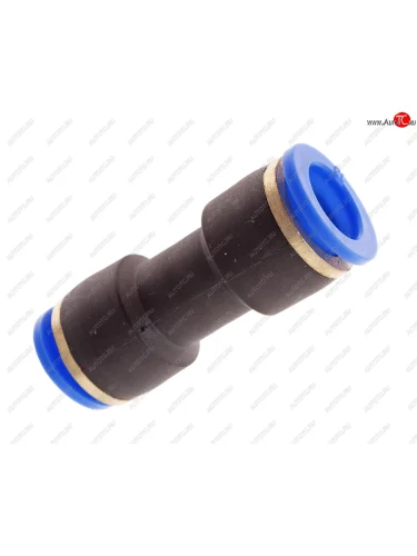 Соединитель трубки ПВХ,полиамид d=12мм прямой пластик NO NAME puc12