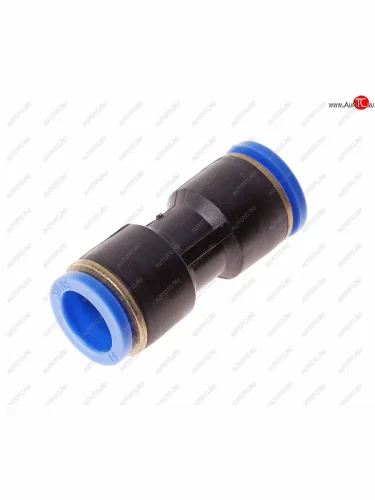 Соединитель трубки ПВХ,полиамид d=14мм прямой пластик NO NAME puc14