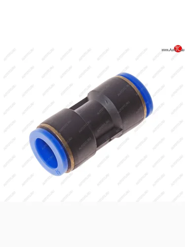 Соединитель трубки ПВХ,полиамид d=15мм прямой пластик NO NAME puc15