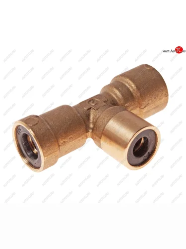 Соединитель трубки ПВХ,полиамид d=6мм-8мм-8мм тройник латунь CAMOZZI CAMOZZI put06-08-08